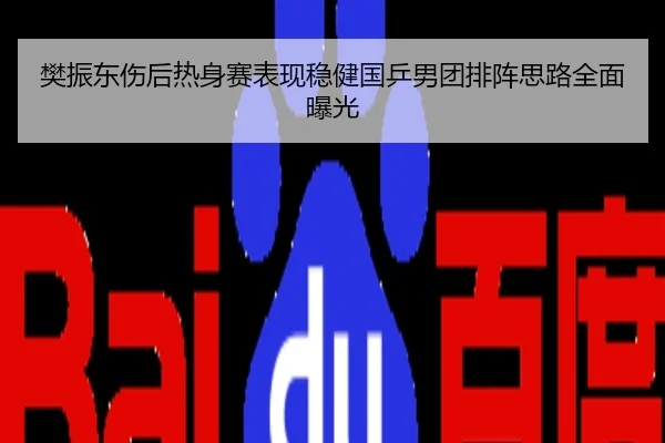 樊振东伤后热身赛表现稳健国乒男团排阵思路全面曝光